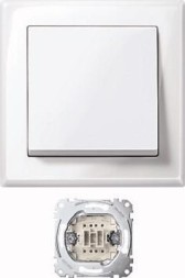 MERTEN MEG3341-1419 переключатель Jumbo полярно-белый глянцевый