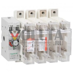 Schneider Electric GS2QQG4 с предохранителями TeSys GS2Q 4p 400A DIN 2 выключатель-разъединитель