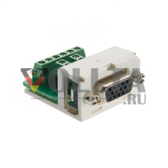 Berker 1994 Integro Flow VGA модуль  цвет:полярная белизна