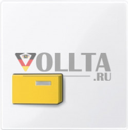 Schneider серия: Merten 451625 System M кнопка отключения, крышка, цвет:белый, тон:глянец
