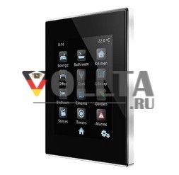 Zennio ZVI-Z41LIT-WP Z41 Lite белый с рамкой из PC-ABS, емкостная цветная сенсорная панель
