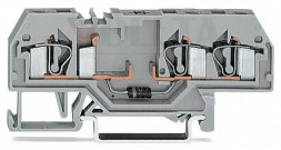 Wago 281-673/281-400 клемма для установки компонентов, 3 проводника, с диодом 1N5408, серая (281673281400) — 50 шт.