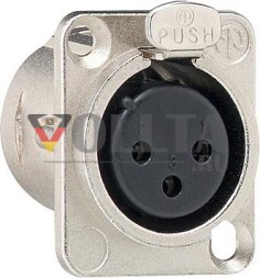 Gira 003600 Фланцевая розетка XLR 3-контактная D-серия аксессуары