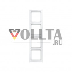 Berker 10146019 Q1 рамка четверная вертикальная, цвет:полярная белизна