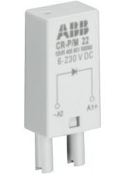 ABB STOTZ-KONTAKT CR-P/M 62DV, CR-P/M 62DV вставной модуль варистор и зеленый светодиод, 24-60 В переменного/постоянного тока, 1SVR405655R4100