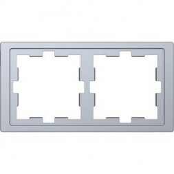 MERTEN MEG4020-6536 рама D-Life 2-сторонняя нержавеющая сталь