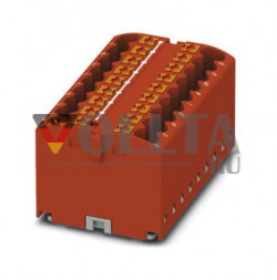 Phoenix Контакт 3273312 PTFIX 18 X2,5 RD Базовая клемма можно собрать 18 точек подключения , цвет: красный
