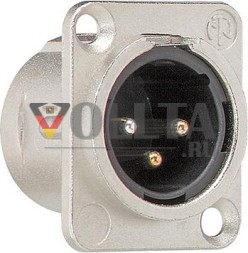 Gira 003700 Фланцевый соединитель XLR 3-контактный D-серия аксессуары