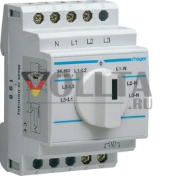 Переключатель вольтметра Hager SK602 7 положений