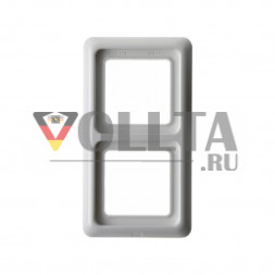 Berker 132909 WG UP рамка двойная, цвет:полярная белизна, тон:глянец