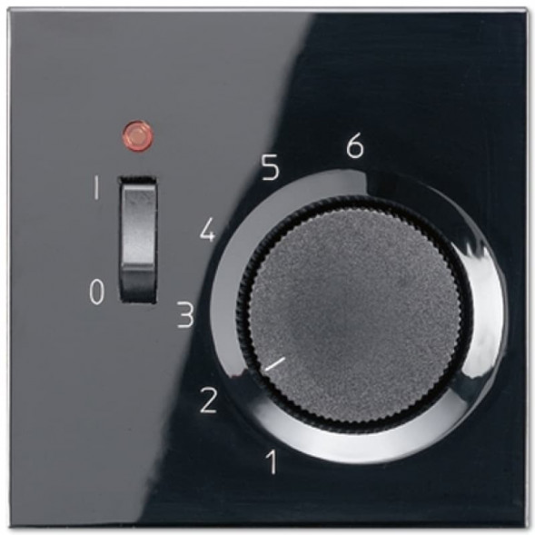 Jung TRLS231SW LS990 Регулятор температуры помещения,  цвет: черный