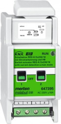 Schneider серия: Merten 647395 переключатель, 16А, 2канал.