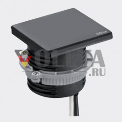 EVOline Square80 / 1x розетка / 1x USB-зарядное устройство / Черный
