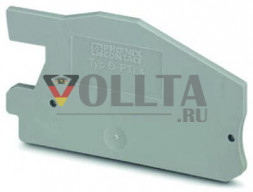 Phoenix Контакт 1016697 D-PTI 4 Торцевая крышка цвет: серый