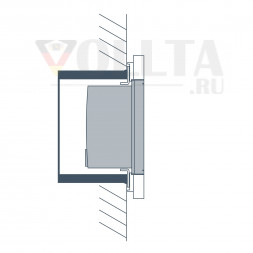 Elsner KNX AQS/TH-UP gl чисто белый RAL9010 датчик KNX