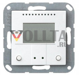 Elsner 70239 KNX AQS/TH-B-UP Kombisensor c ЖК дисплей и кнопкибелый, тон: блестящий