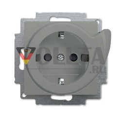 Busch-Jaeger 20 EUCBDR-803 Busch-Service socket®, с повышенной защитой контактов, металлический серый