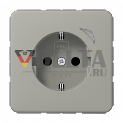 Розетка SCHUKO Jung BTCD1521SPT, 16 А, 250 В ~, винтовые клеммы, с функциональным дисплеем, встроенная повышенная защита от контактов, SAFETY+, окрашенная термопластиком, серия CD,