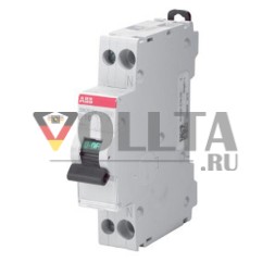Автоматический выключатель ABB Stotz-Kontakt SN201 M C6 C6A1-полюсный+N 10кА, 2CSS275101R0064