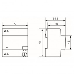 Theben 9070958 PS 640 мА T KNX блок питания
