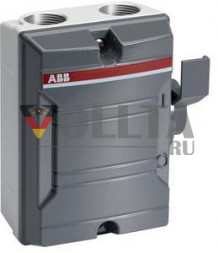 ABB Stotz-Kontakt LBAS416TPSN, выключатель безопасности 4-полюсный 16A с серой ручкой сбоку, 2CMA142431R1000