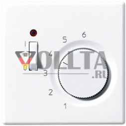 Jung TRLS231WW LS990 Регулятор температуры помещения, цвет: альпийский белый