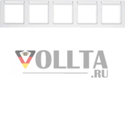 Berker 10256019 рамка с полем для этикетки полярно-белая, включая Berker Q.1