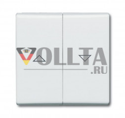 Busch-Jaeger 2126-32 серия:Allwetter44 переключатель для жалюзи/кнопка клавиша крышка, цвет: кремово-белый