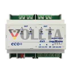 LINGG&JANKE 79246SEC KNX-переключающий актуатор 16 А с бинарными входами | 4-канальный, 24 В, безопасный