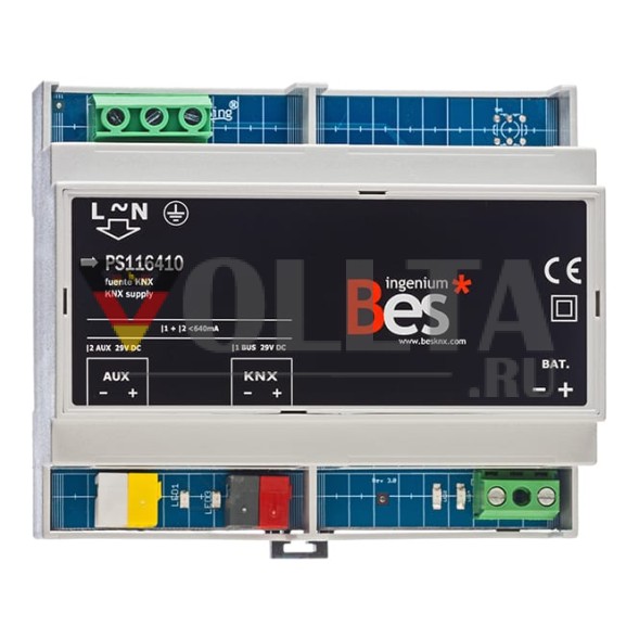 Блок питания шины KNX BESKNX PS116410 | 640 мА, функция резервного копирования