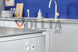 EVOline One / 1x розетка / защитное кольцо + крышка / Белый