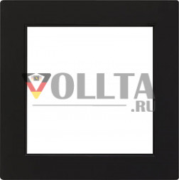 Gira 028247 S-Color Рамка промежуточная/Адаптер цвет: черный, тон:глянец