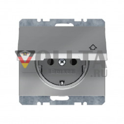 Berker 47517104 K5 SCHUKO-розетка 16А, цвет: благородная сталь