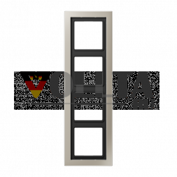Рама Jung ESD2984-L 4-х сторонняя, вертикальный и горизонтальный монтаж, LS-DESIGN, нержавеющая сталь (окрашенная)