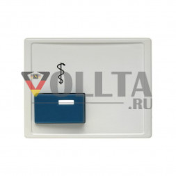 Berker 12230069 Arsys Arztruf/кнопка вызова, крышка, цвет:полярная белизна, тон:глянец