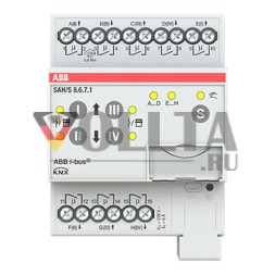ABB Stotz-Kontakt 2CDG110244R0011 SAH/S8.6.7.1 8-канальный 6A REG переключатель/привод жалюзи