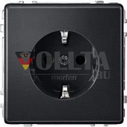 MERTEN MEG2300-7214 Розетка SCHUKO антрацит AQUADESIGN