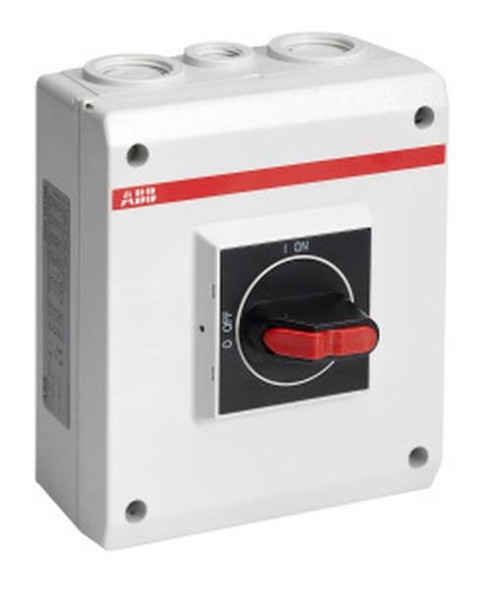 ABB Stotz-Kontakt OTE16T6M, выключатель безопасности ЭМС 6-полюсный 7,5 кВт 400 В с черной ручкой, 1SCA022613R8980