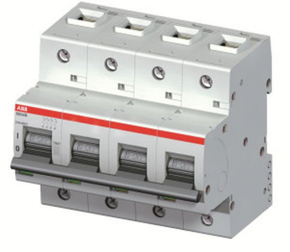 ABB Stotz-Kontakt S804B-D63, высокопроизводительный автоматический выключатель 63A,D,230/400VAC=Icu16kA,4P, 2CCS814001R0631