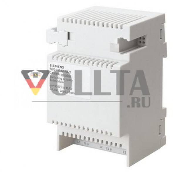 Siemens 5WG1512-1AB21 переключатель, Модуль расширения N512/21,3 группы, 16А, C-Last