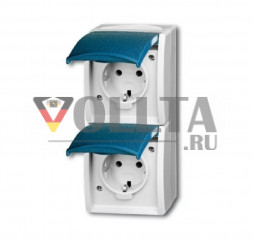 Busch-Jaeger 20-02EW-53 Ocean SCHUKO-розетка  цвет:серый
