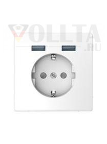 MERTEN MEG2366-6034 с USB-зарядным устройством антрацитовая системная розетка SCHUKO