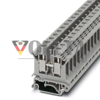 Phoenix Контакт 3005073 проходная клемма, 10,0 mm UK 10 N цвет: серый