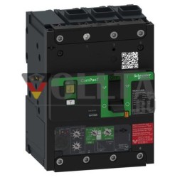 Schneider Electric C11H34V050L с защитой от остаточного тока ComPacT NSXm с автоматическим выключателем в литом корпусе