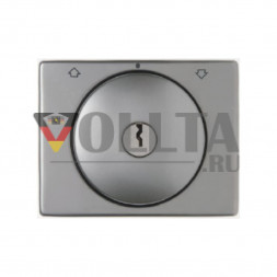 Berker 10790404 Arsys Жалюзи-панель переключателя с замком крышка, ключ извлекается в трех положениях цвет: благородная сталь