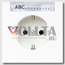 Jung LS520INALG LS990 SCHUKO-розетка  16А, цвет: светло серый