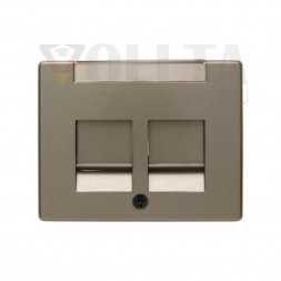 Berker 11829011 Arsys телефонная розетка, крышка, цвет: светло-бронзовый