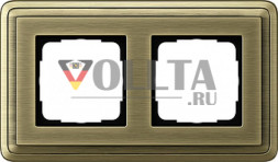 Gira 0212621 серия: Arsys  рамка двойная,  цвет:бронза
