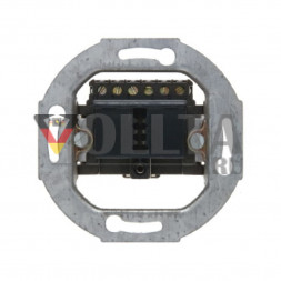 Berker 448705 TAE Телефон ISDN Компьютерная розетка, 10W 125V цвет: черный