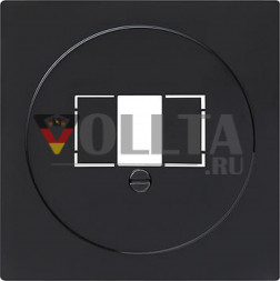 Gira 027647 S-Color Телефон/Динамик/USB крышка, цвет: черный, тон:глянец